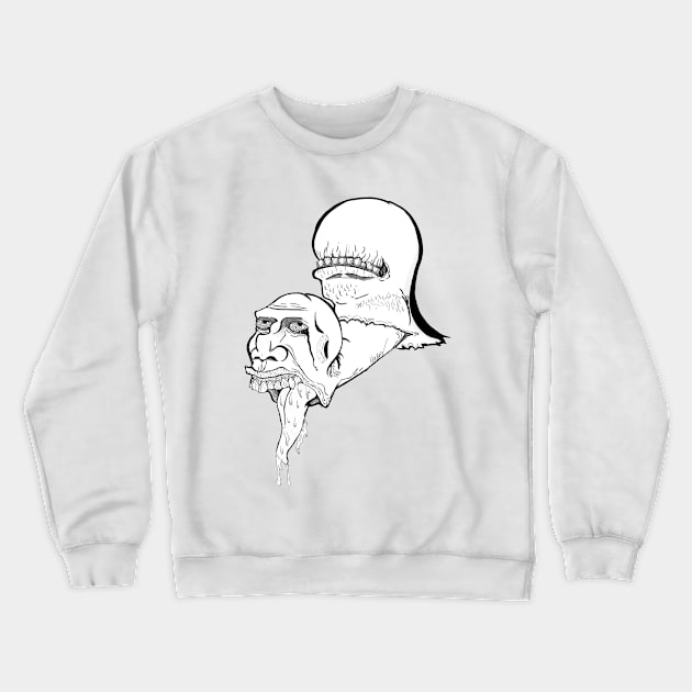 Man Snail Crewneck Sweatshirt by RAC Shack